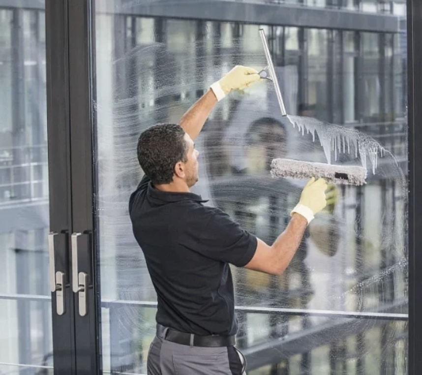 Interior window cleaning