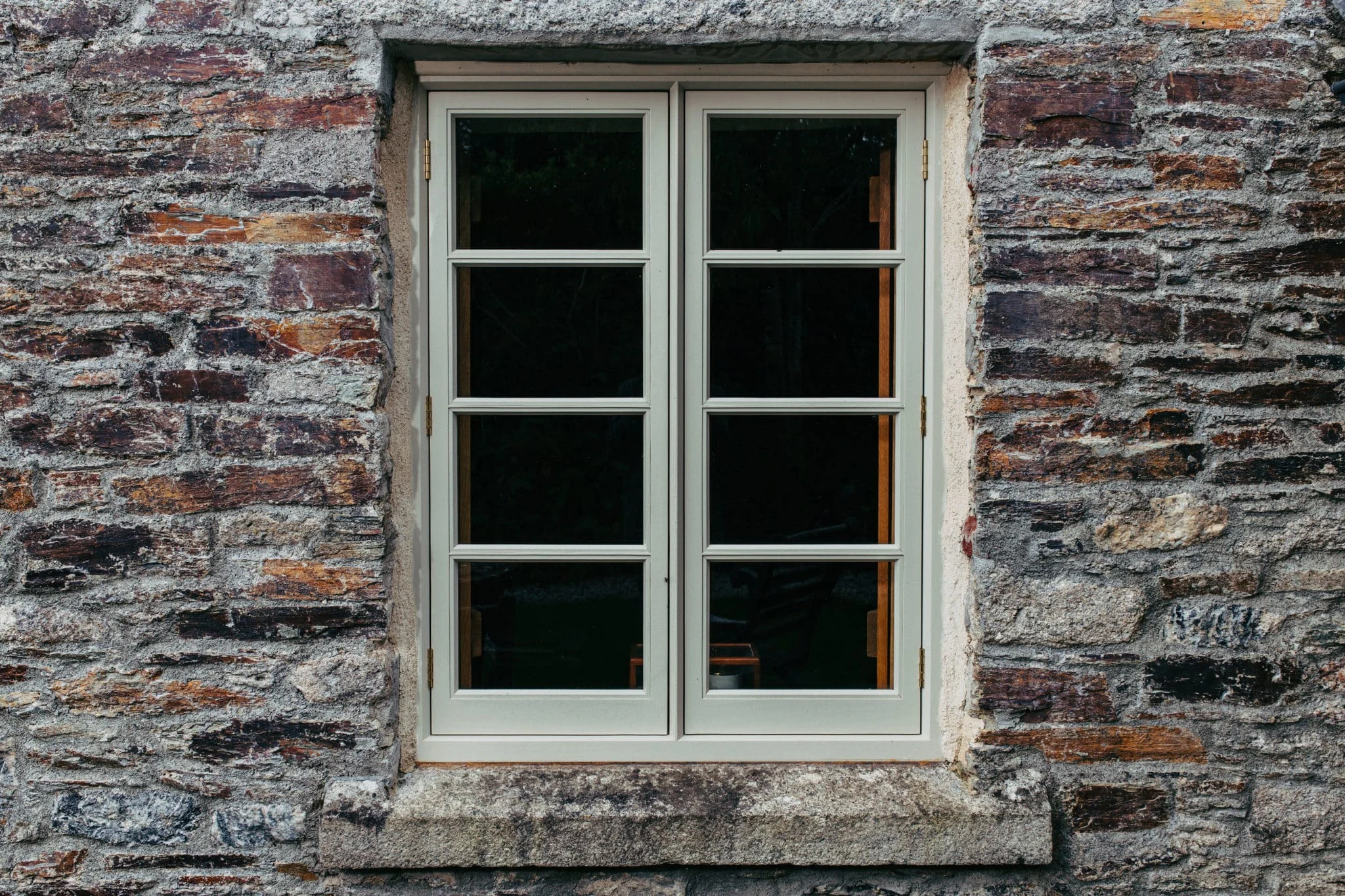Frame polish applied to timber frame